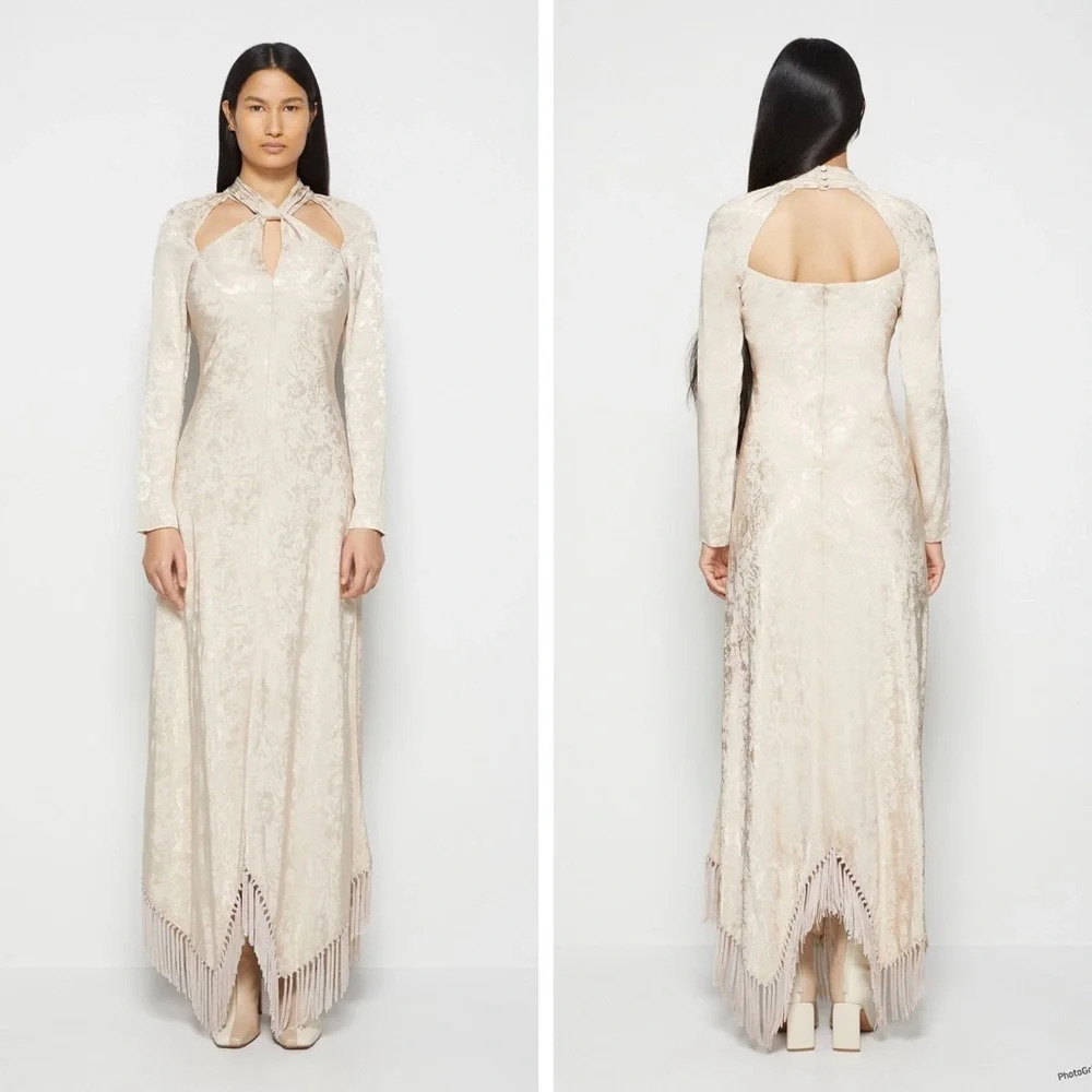 NWT Jonathan Simkhai Madelyn
Fringed Dress